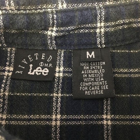 Riveted Lee Women Size 14 Plaid Button Top - Picture 7 of 7